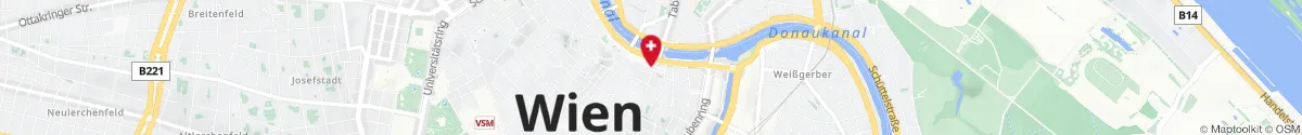 Kartendarstellung des Standorts für Schweden-Apotheke in 1010 Wien